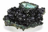 Deep-Green Libethenite Crystal Cluster - Congo-Brazzaville #302230-1